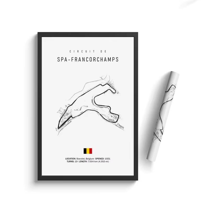 F1 Track Posters