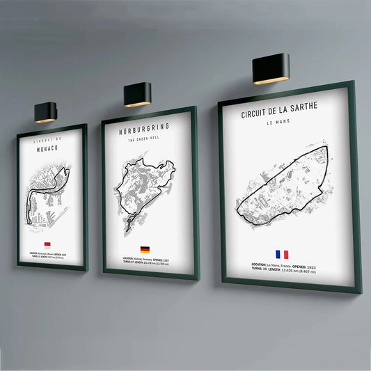 F1 Track Posters