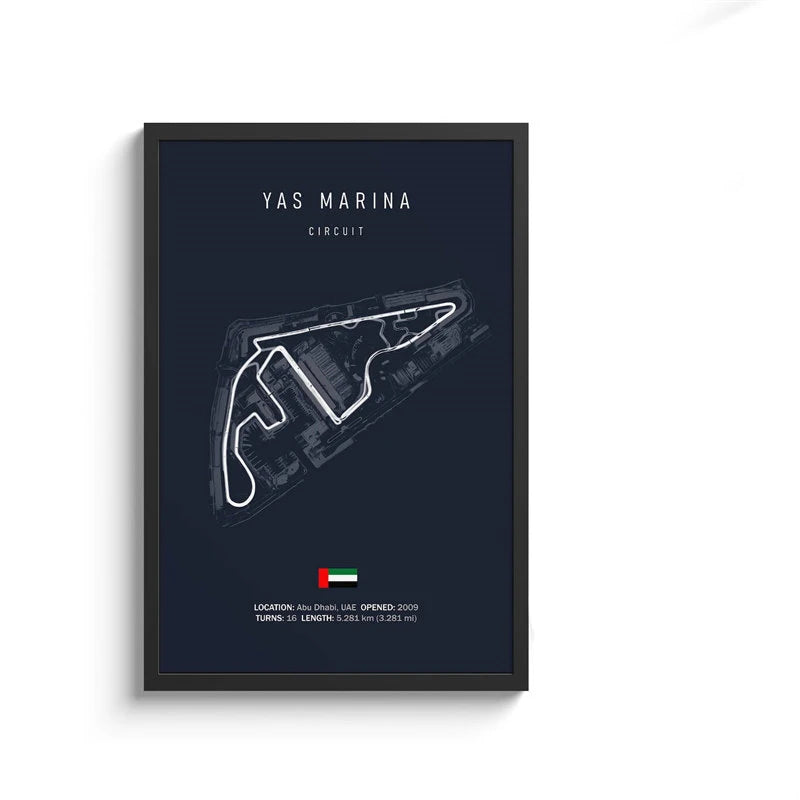 F1 Track Posters