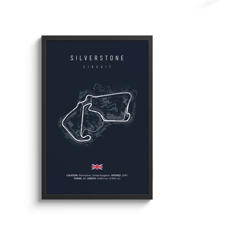 F1 Track Posters