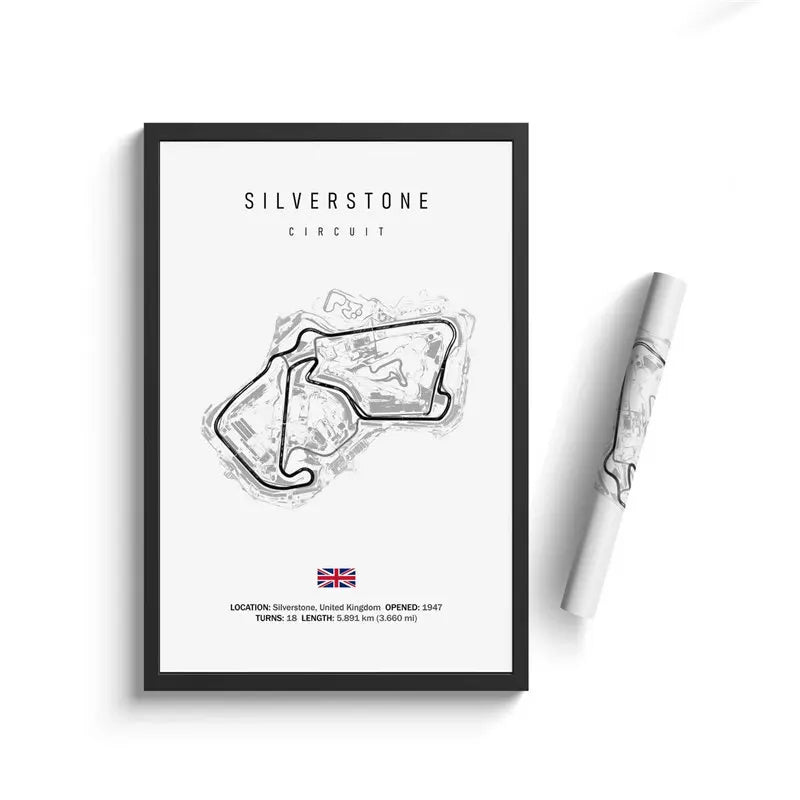 F1 Track Posters