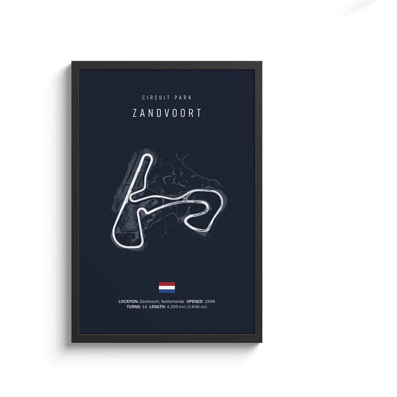 F1 Track Posters