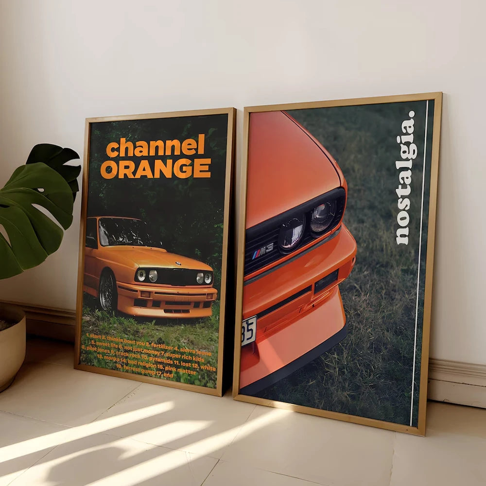 Frank Ocean BMW M3 E30 Poster Canvas