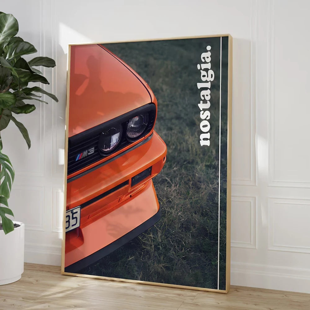 Frank Ocean BMW M3 E30 Poster Canvas