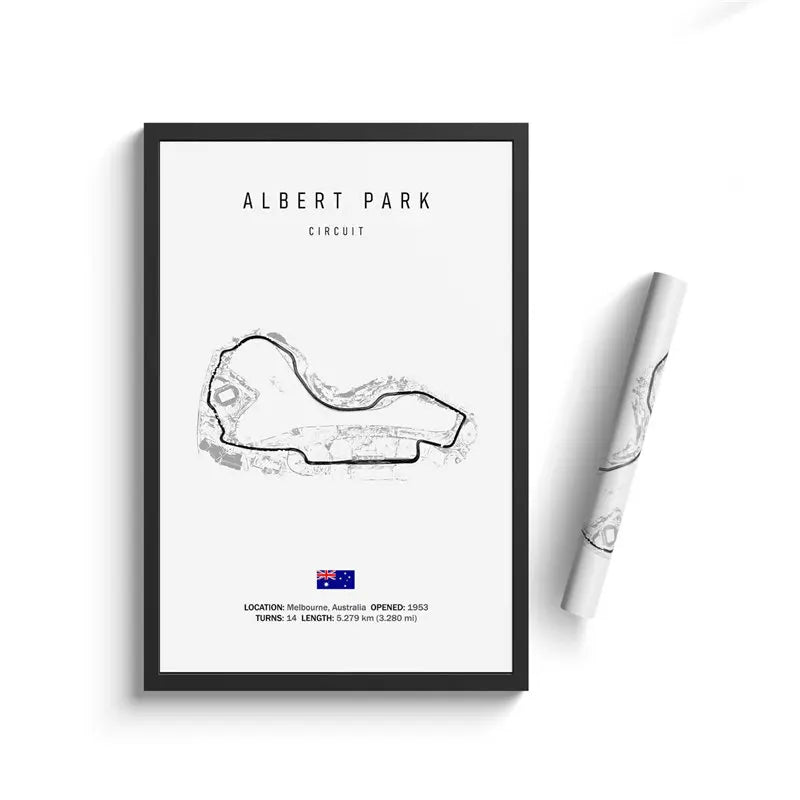 F1 Track Posters