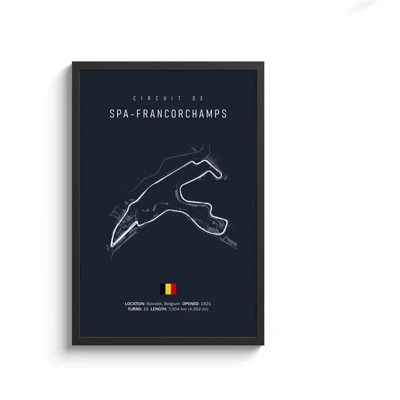 F1 Track Posters